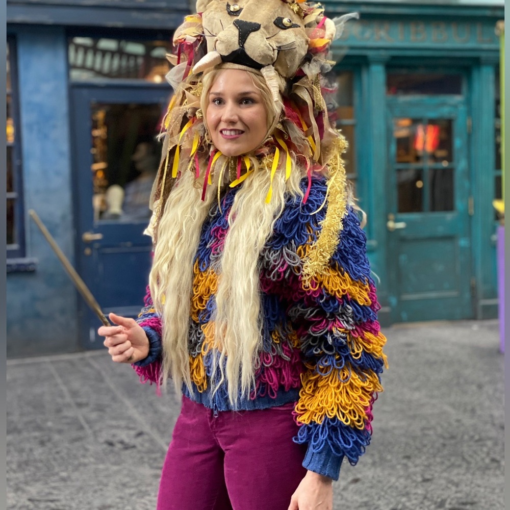 Hand altered Luna Lovegood Sweater